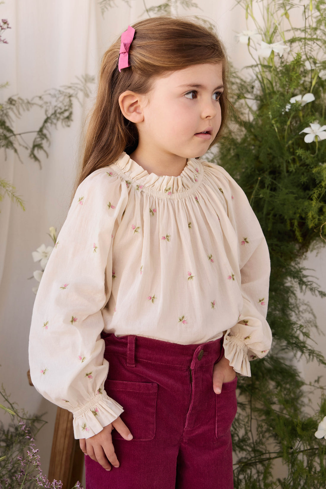 Hartlen 2PK Clip - Rose Petal Childrens Hair Accessories from Jamie Kay NZ