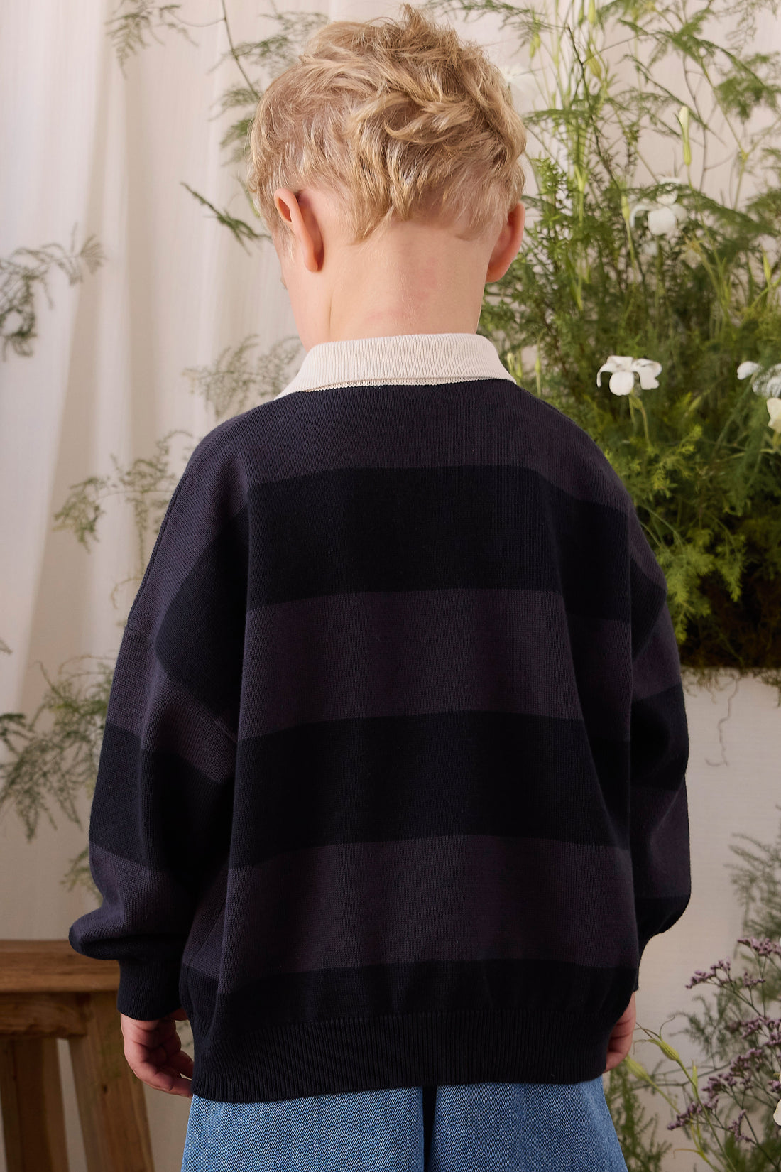 Rowan Knit Jumper - Rowan Stripe Childrens Jumper from Jamie Kay NZ
