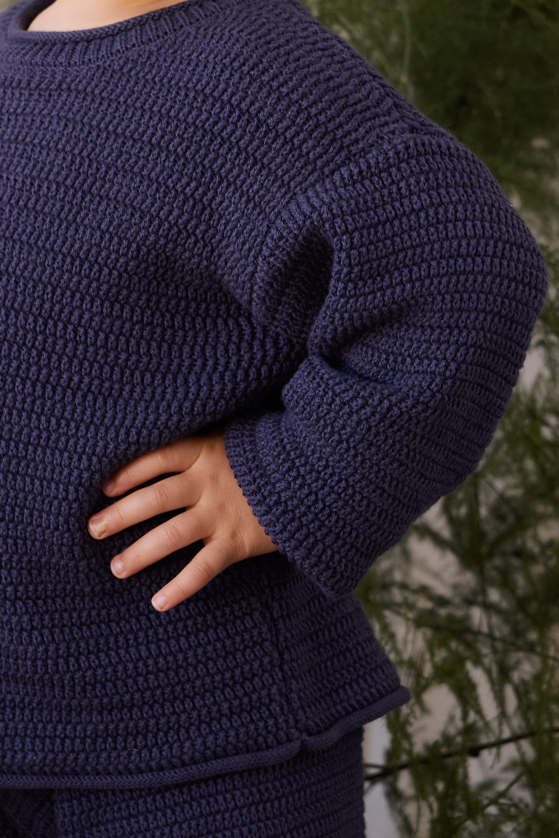 Eugene Knitted Jumper - Marine Childrens Jumper from Jamie Kay NZ