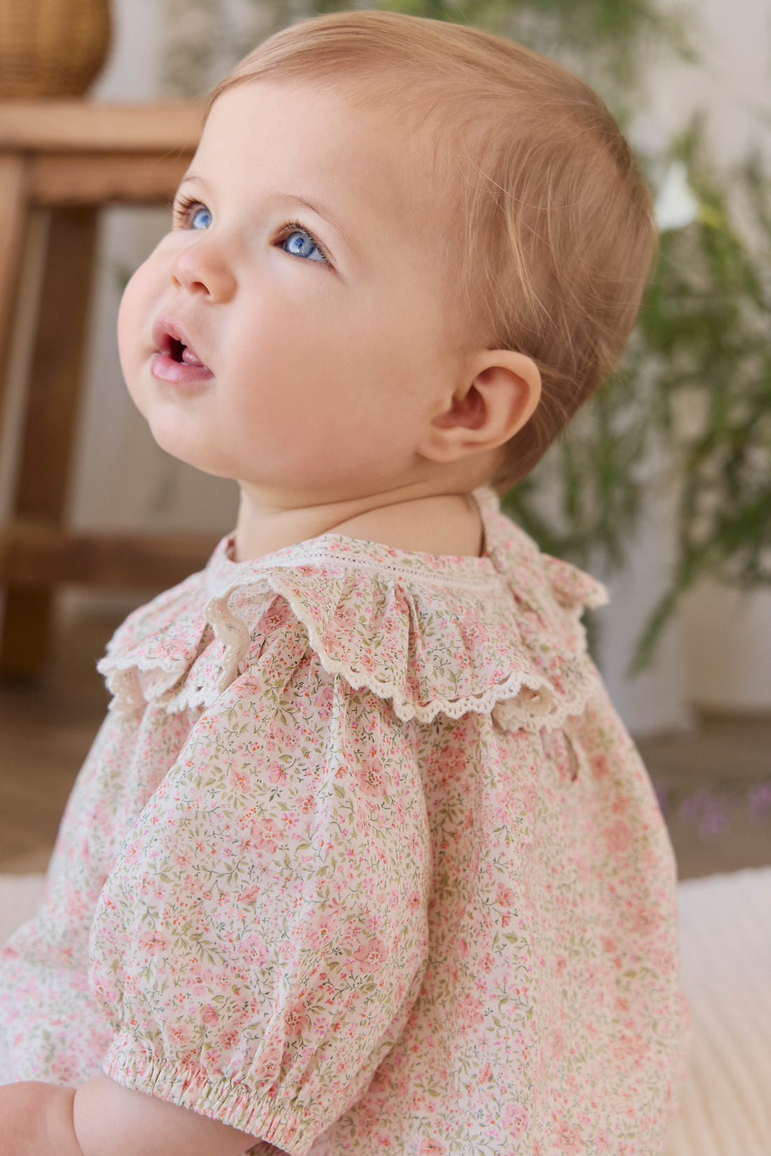 Organic Cotton Misty Top - Flora Pink Childrens Top from Jamie Kay NZ
