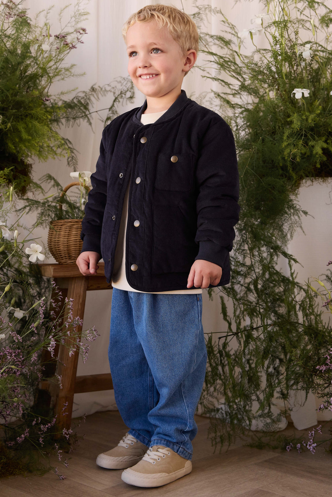 Adley Jacket - Iron Stone Childrens Jacket from Jamie Kay NZ