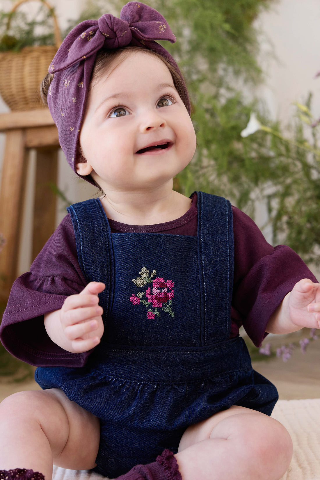 Organic Cotton Headband - Dina Fig Childrens Headband from Jamie Kay NZ