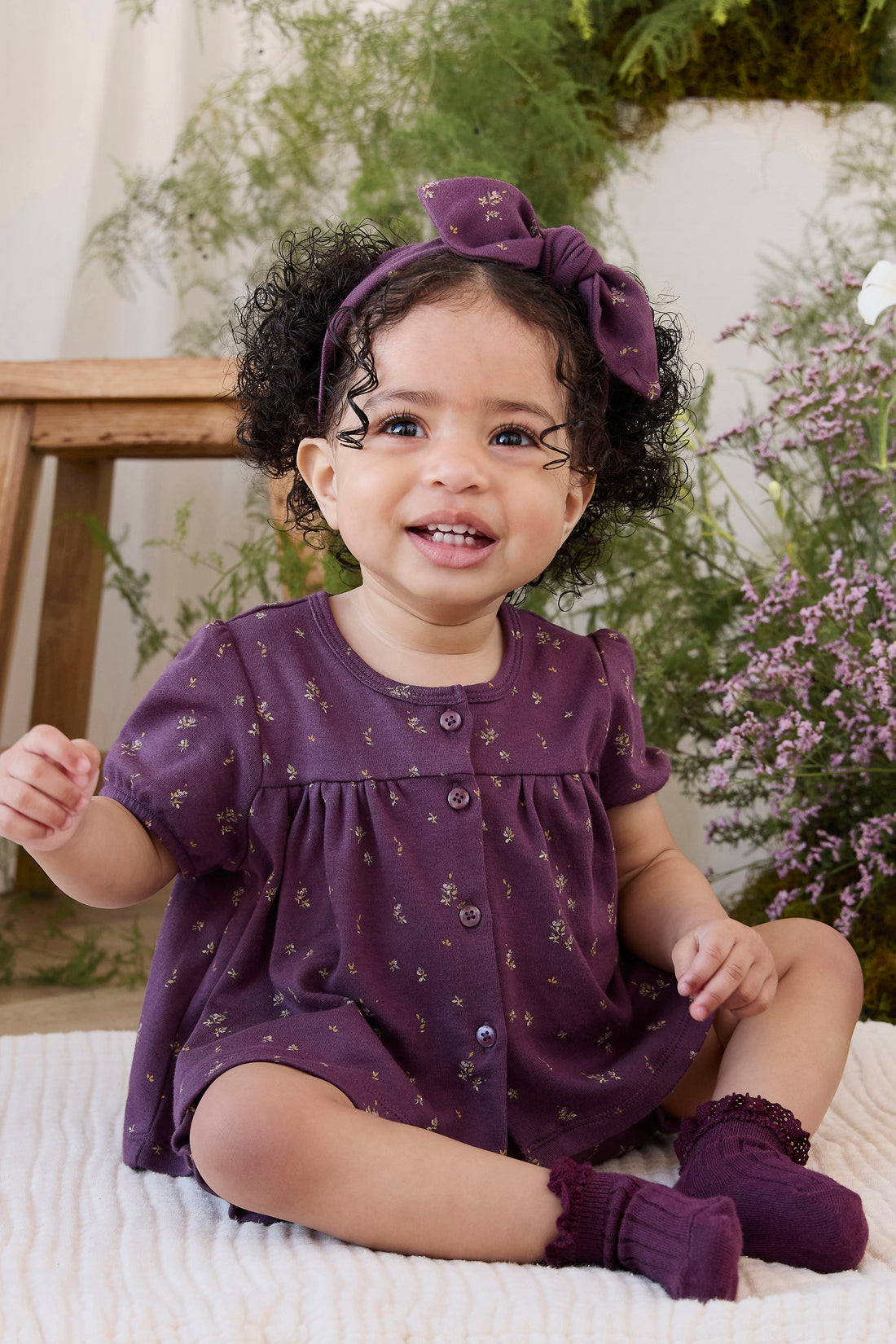 Organic Cotton Addie Top - Dina Fig Childrens Top from Jamie Kay NZ