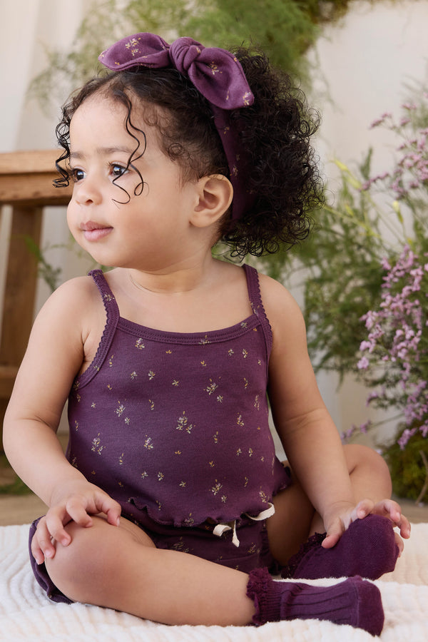 Organic Cotton Frill Bloomer - Dina Fig Childrens Bloomer from Jamie Kay NZ