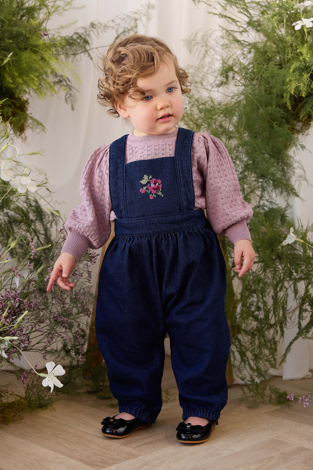 Penelope Jumper - Dreamy Pink Childrens Jumper from Jamie Kay NZ