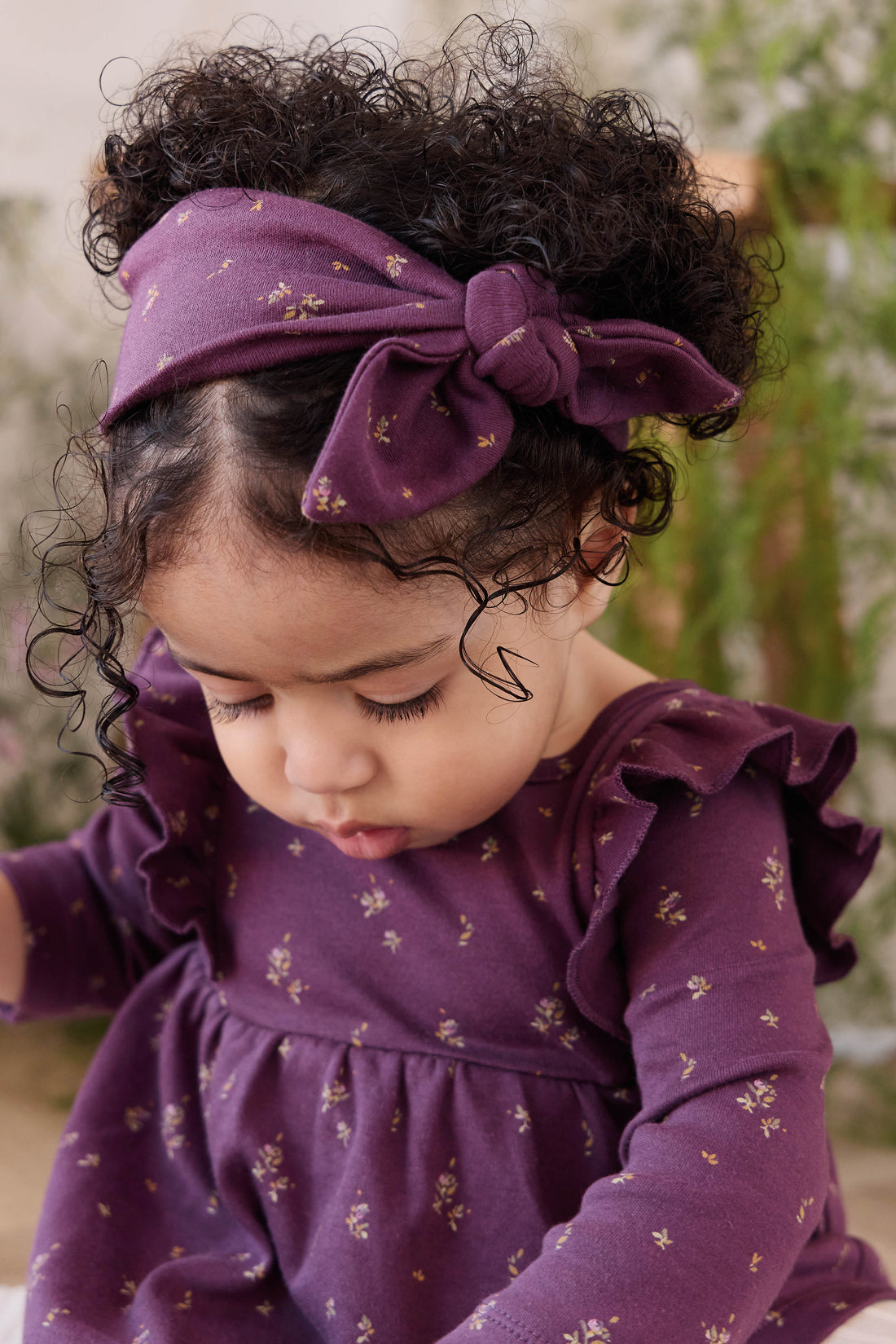 Organic Cotton Vivienne Playsuit - Dina Fig Childrens Playsuit from Jamie Kay NZ
