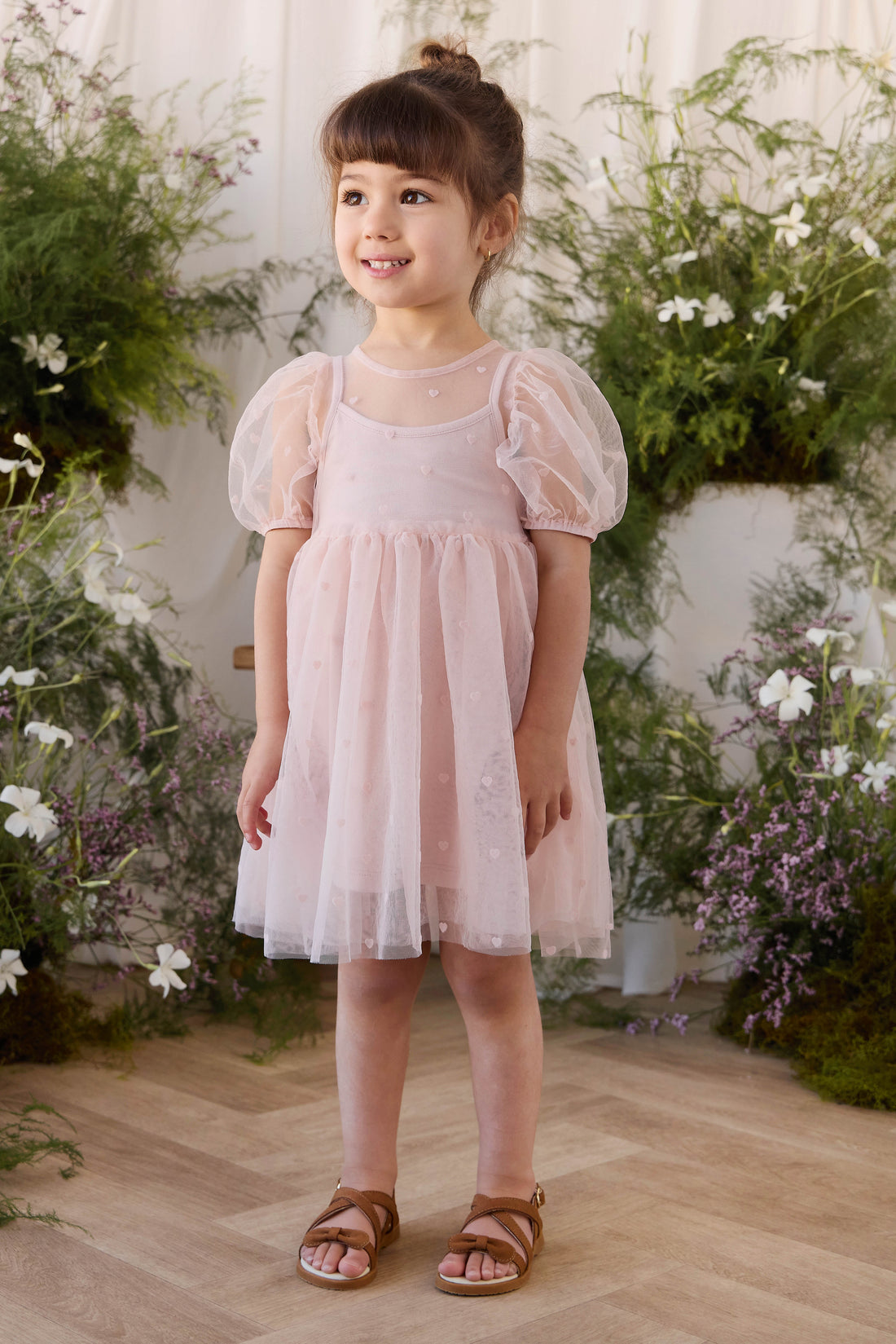 Zoella Tulle Dress - Petite Heart Rosie Childrens Dress from Jamie Kay NZ
