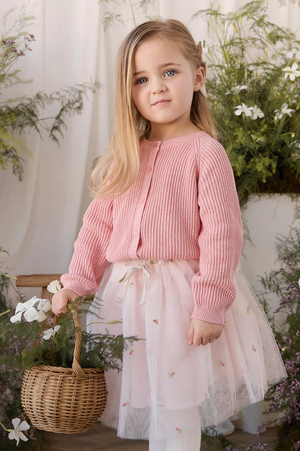 Bellamy Skirt - Rosebud Tulle Childrens Skirt from Jamie Kay NZ