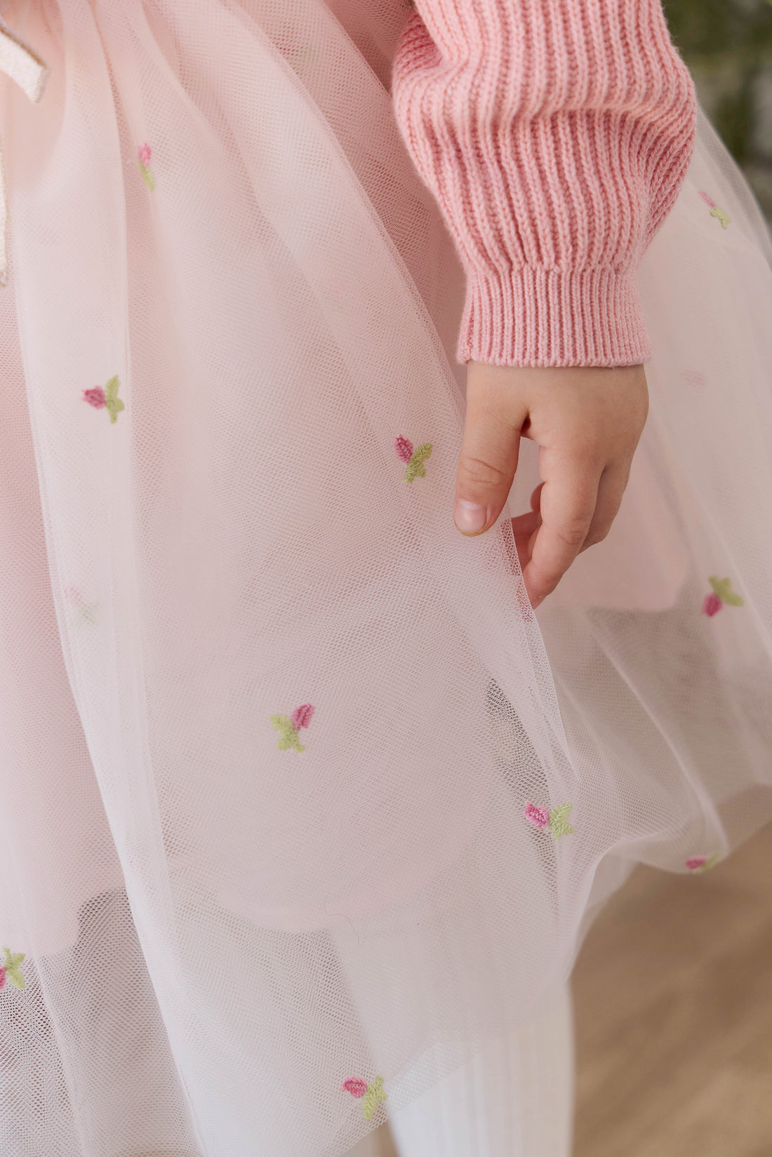 Bellamy Skirt - Rosebud Tulle Childrens Skirt from Jamie Kay NZ