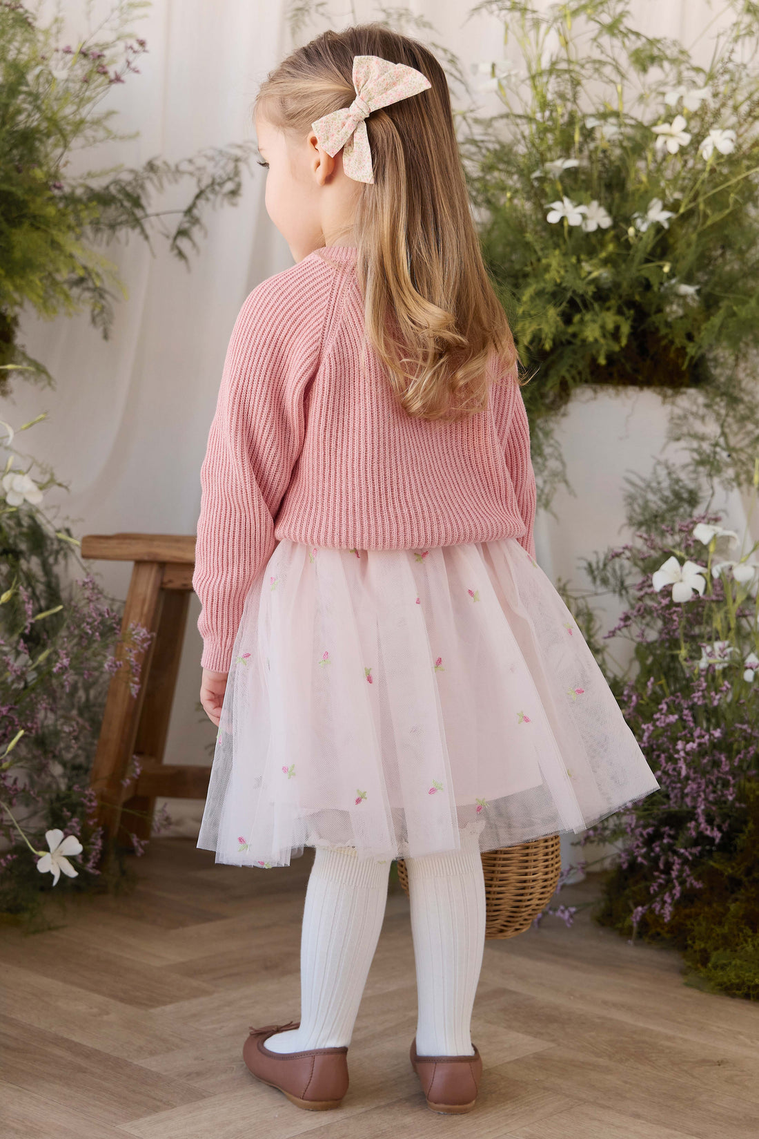 Bellamy Skirt - Rosebud Tulle Childrens Skirt from Jamie Kay NZ