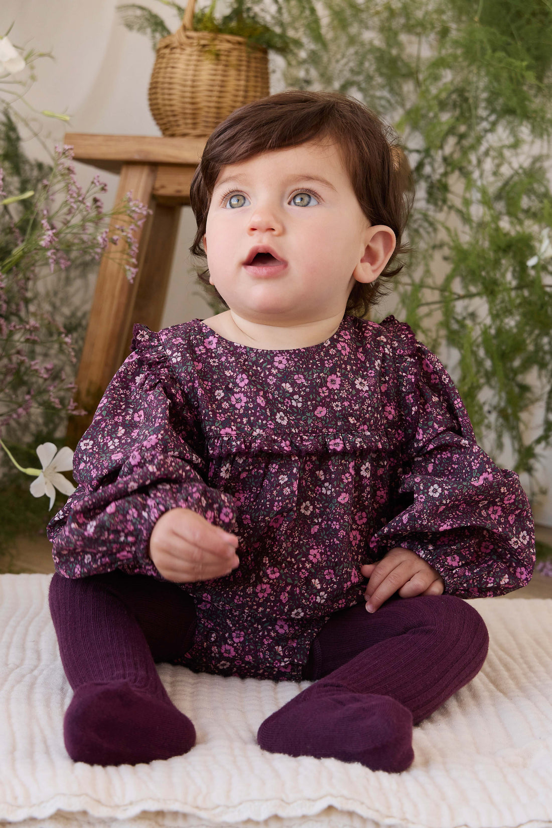 Organic Cotton Frances Playsuit - Flora Fig Childrens Playsuit from Jamie Kay NZ