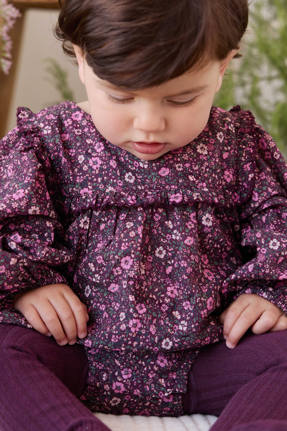 Organic Cotton Frances Playsuit - Flora Fig Childrens Playsuit from Jamie Kay NZ