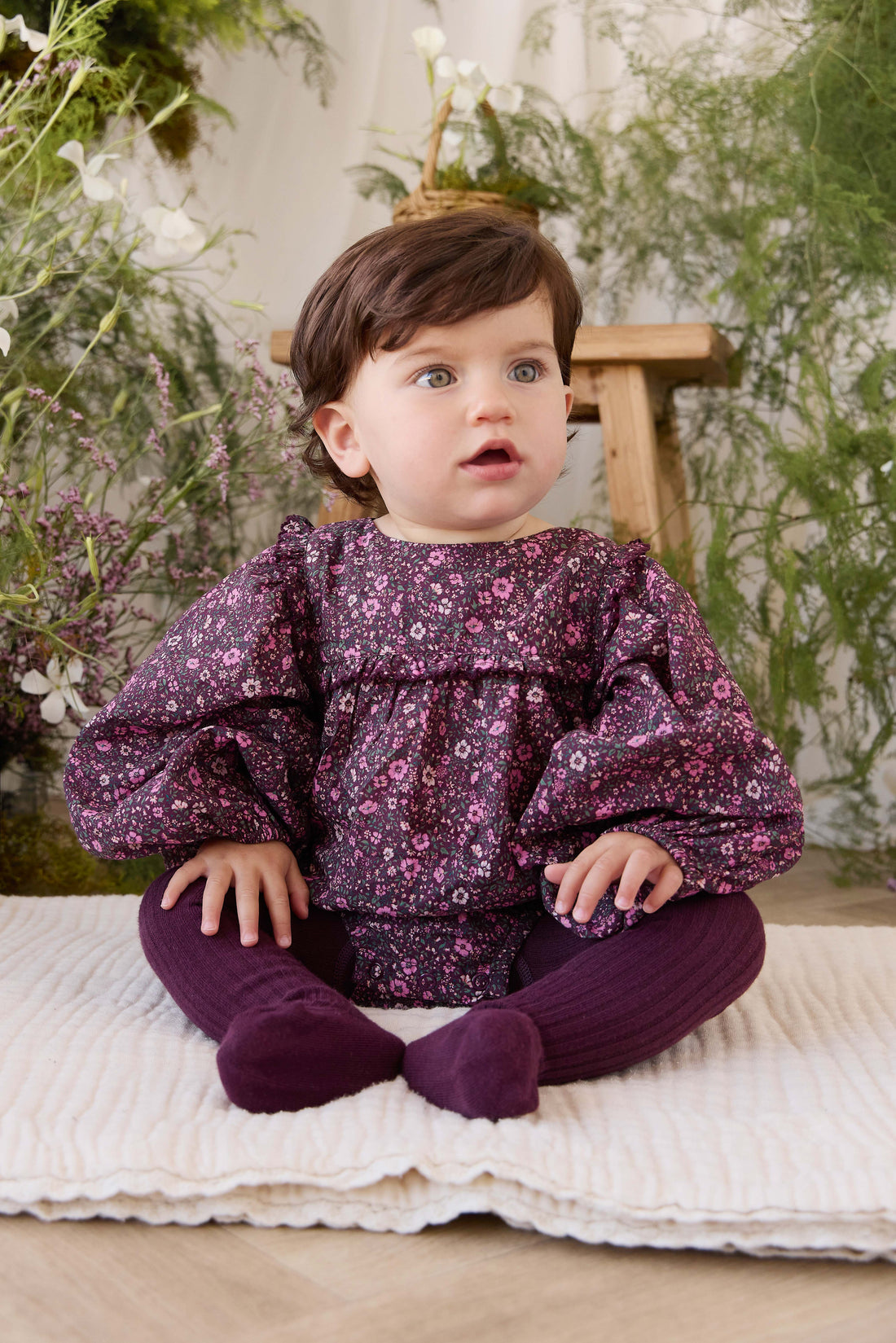 Organic Cotton Frances Playsuit - Flora Fig Childrens Playsuit from Jamie Kay NZ
