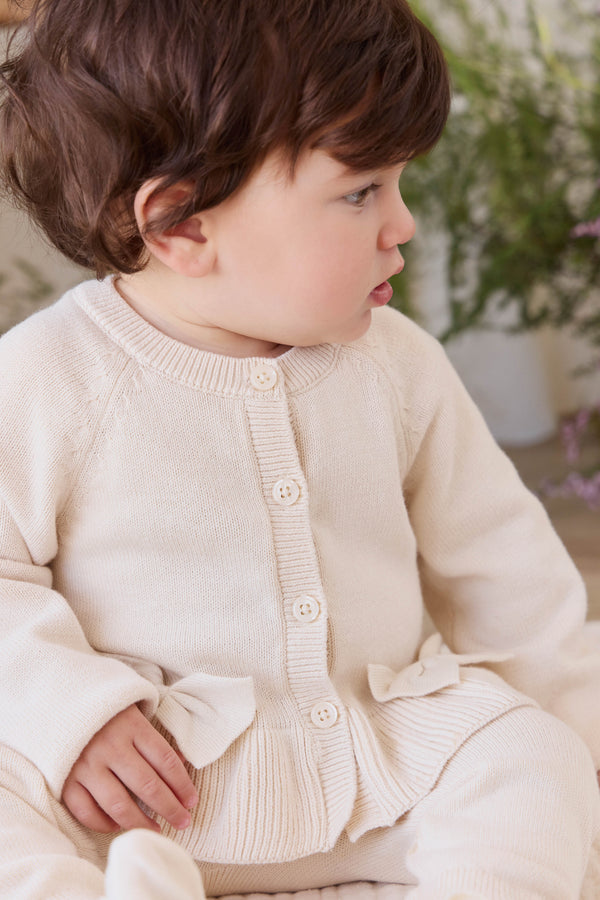 Lyla Cardigan - Vanilla Childrens Cardigan from Jamie Kay NZ
