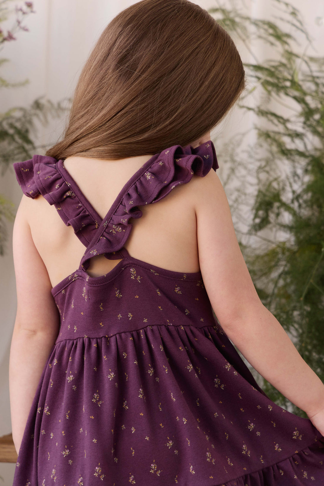 Organic Cotton Addie Dress - Dina Fig Childrens Dress from Jamie Kay NZ