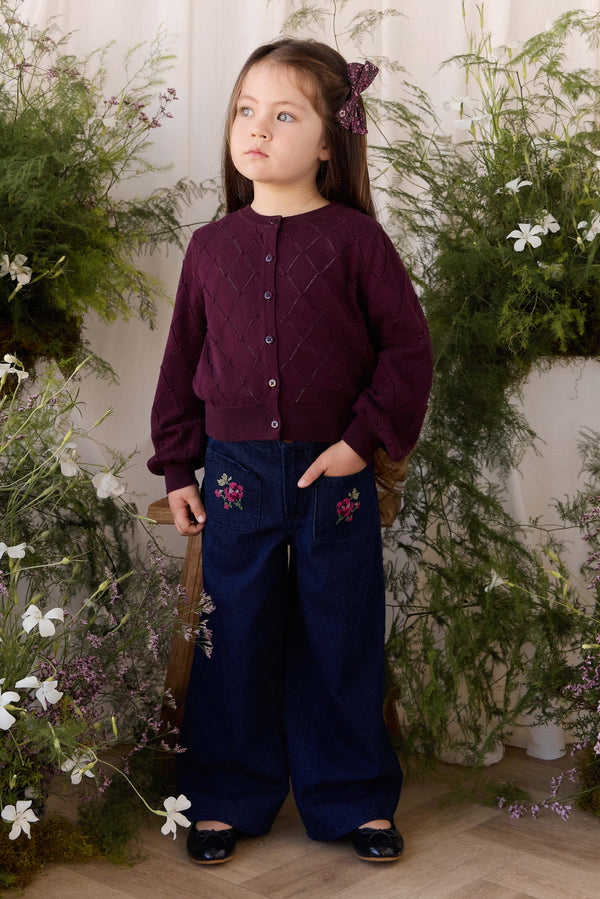 Lilah Cardigan - Fig Childrens Cardigan from Jamie Kay NZ
