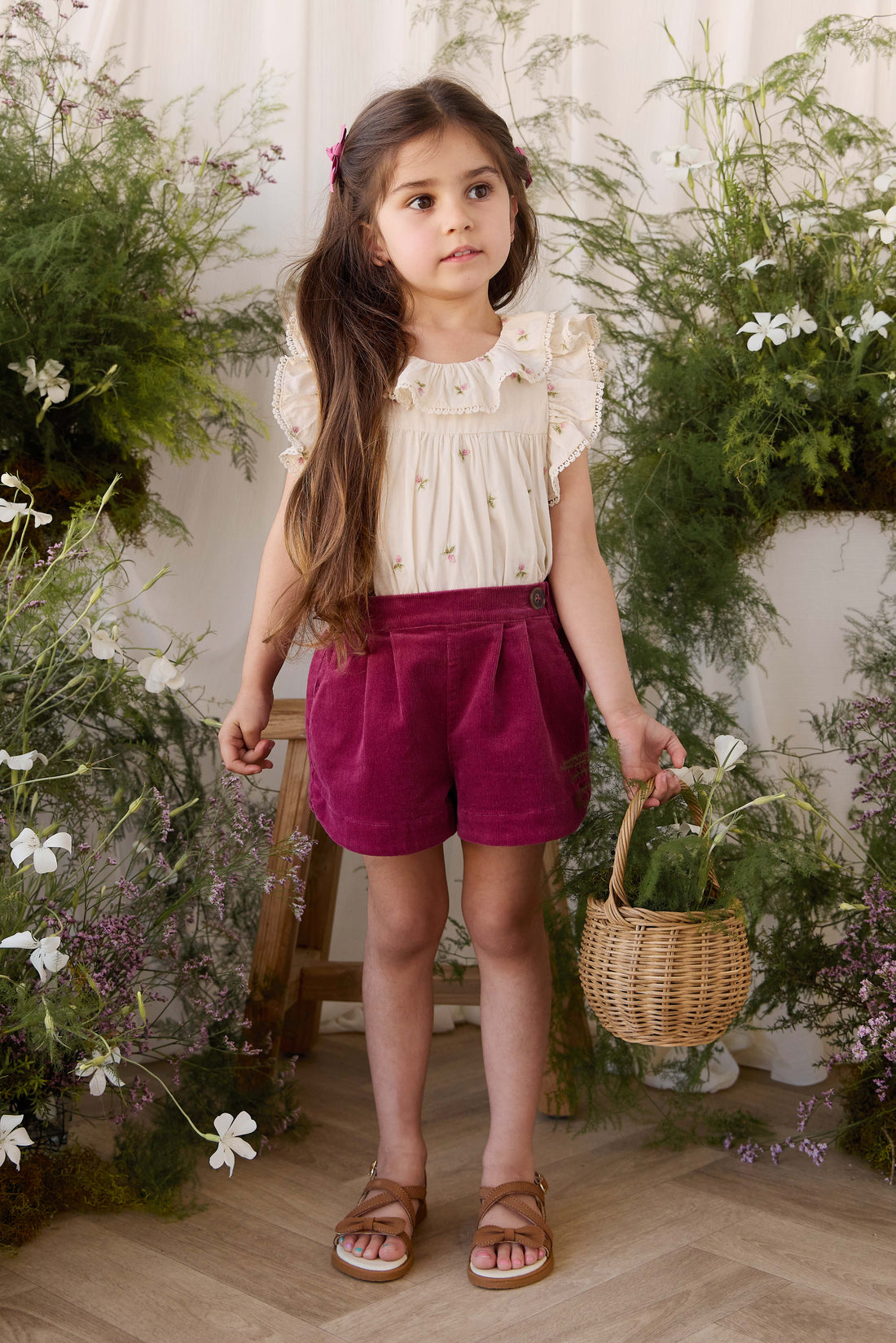Jardine Short - Rose Petal Childrens Shorts from Jamie Kay NZ