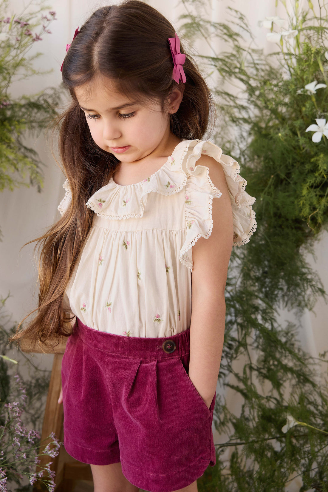 Jardine Short - Rose Petal Childrens Shorts from Jamie Kay NZ
