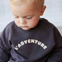 Organic Cotton Damien Sweatshirt - Kalamata L' Adventure Childrens Top from Jamie Kay NZ