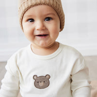 Pima Cotton Arnold Long Sleeve Top - Cloud Bear Childrens Top from Jamie Kay NZ