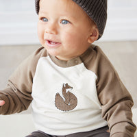 Leon Knitted Beanie - Wolf Childrens Hat from Jamie Kay NZ