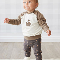 Organic Cotton Tao Sweatshirt - Oak Fox Childrens Top from Jamie Kay NZ