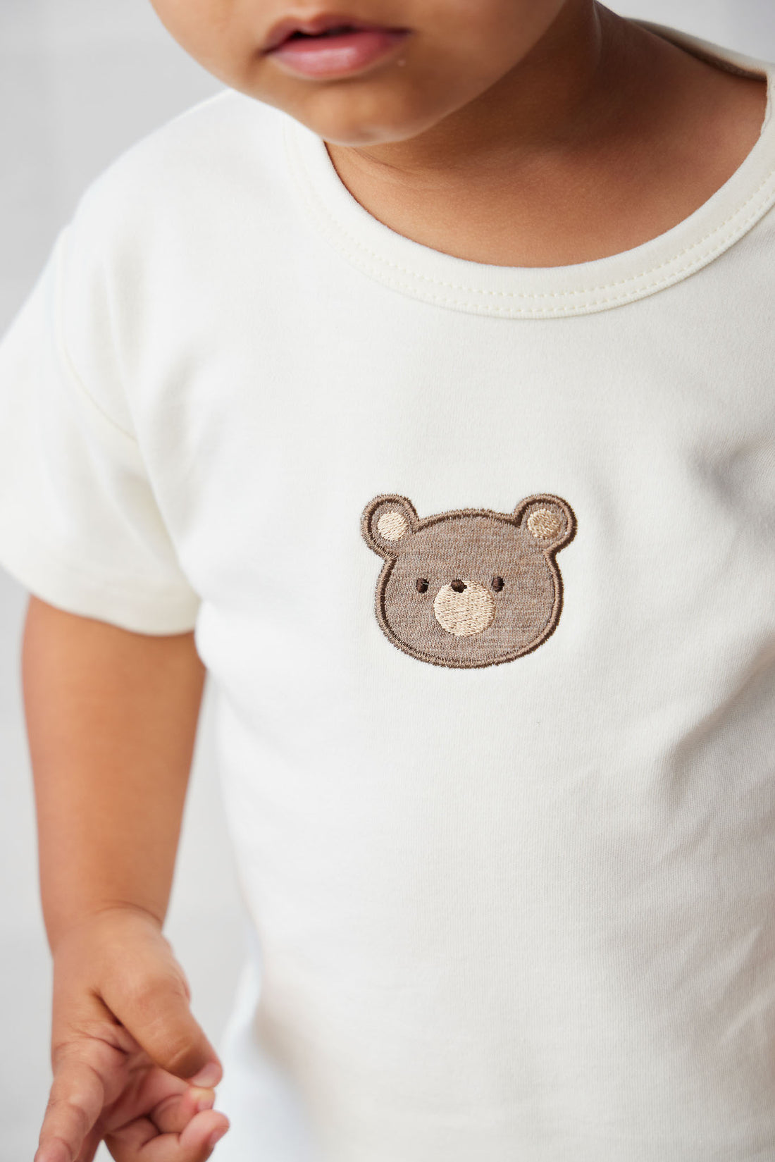 Pima Cotton Hunter Tee - Cloud Bear Childrens Top from Jamie Kay NZ