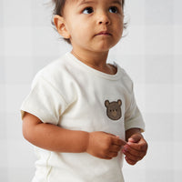 Pima Cotton Hunter Tee - Cloud Bear Childrens Top from Jamie Kay NZ