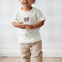 Pima Cotton Hunter Tee - Cloud Bear Childrens Top from Jamie Kay NZ