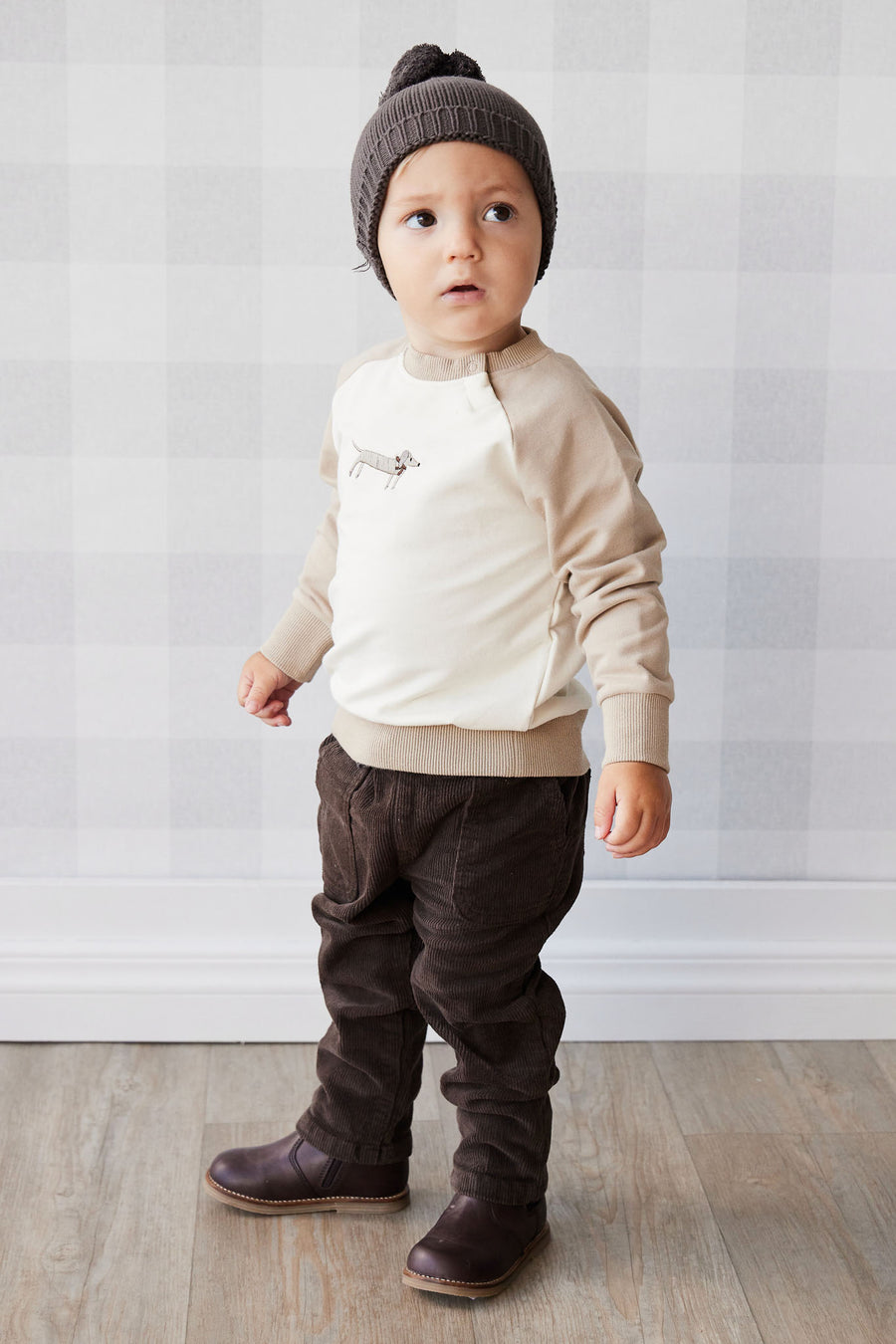 Cillian Cord Pant - Wolf Childrens Pant from Jamie Kay NZ