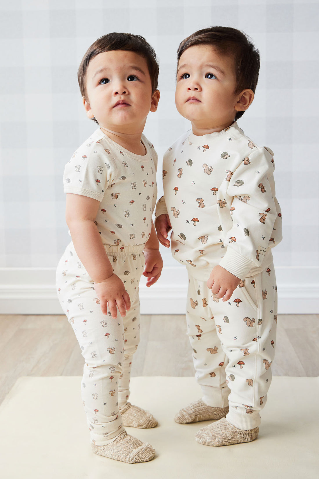 Organic Cotton Everyday Legging - Woodland Friends Childrens Legging from Jamie Kay NZ