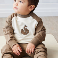 Organic Cotton Tao Sweatshirt - Oak Fox Childrens Top from Jamie Kay NZ