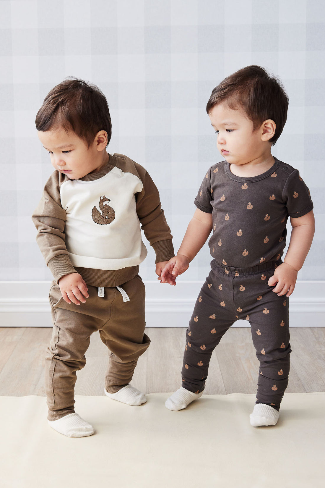 Organic Cotton Tao Sweatshirt - Oak Fox Childrens Top from Jamie Kay NZ