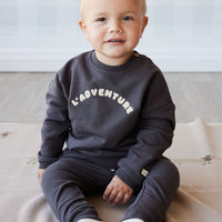 Organic Cotton Damien Sweatshirt - Kalamata L' Adventure Childrens Top from Jamie Kay NZ