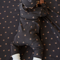 Organic Cotton Reese Zip Onepiece - Fox Cubs Wolf Childrens Onepiece from Jamie Kay NZ