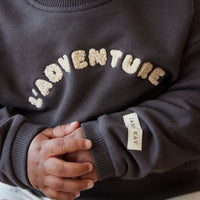 Organic Cotton Damien Sweatshirt - Kalamata L' Adventure Childrens Top from Jamie Kay NZ