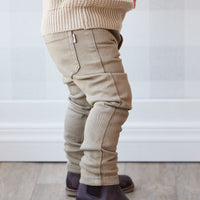 Austin Cotton Twill Pant - Oak Childrens Pant from Jamie Kay NZ