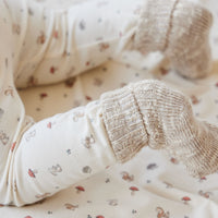 Organic Cotton Everyday Legging - Woodland Friends Childrens Legging from Jamie Kay NZ