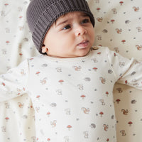 Organic Cotton Fernley Bodysuit - Woodland Friends Childrens Bodysuit from Jamie Kay NZ