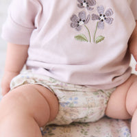 Pima Cotton Mimi Top - Luna Meadow Flowers Childrens Top from Jamie Kay NZ