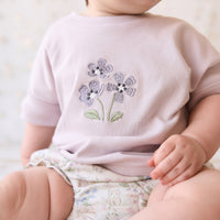 Pima Cotton Mimi Top - Luna Meadow Flowers Childrens Top from Jamie Kay NZ