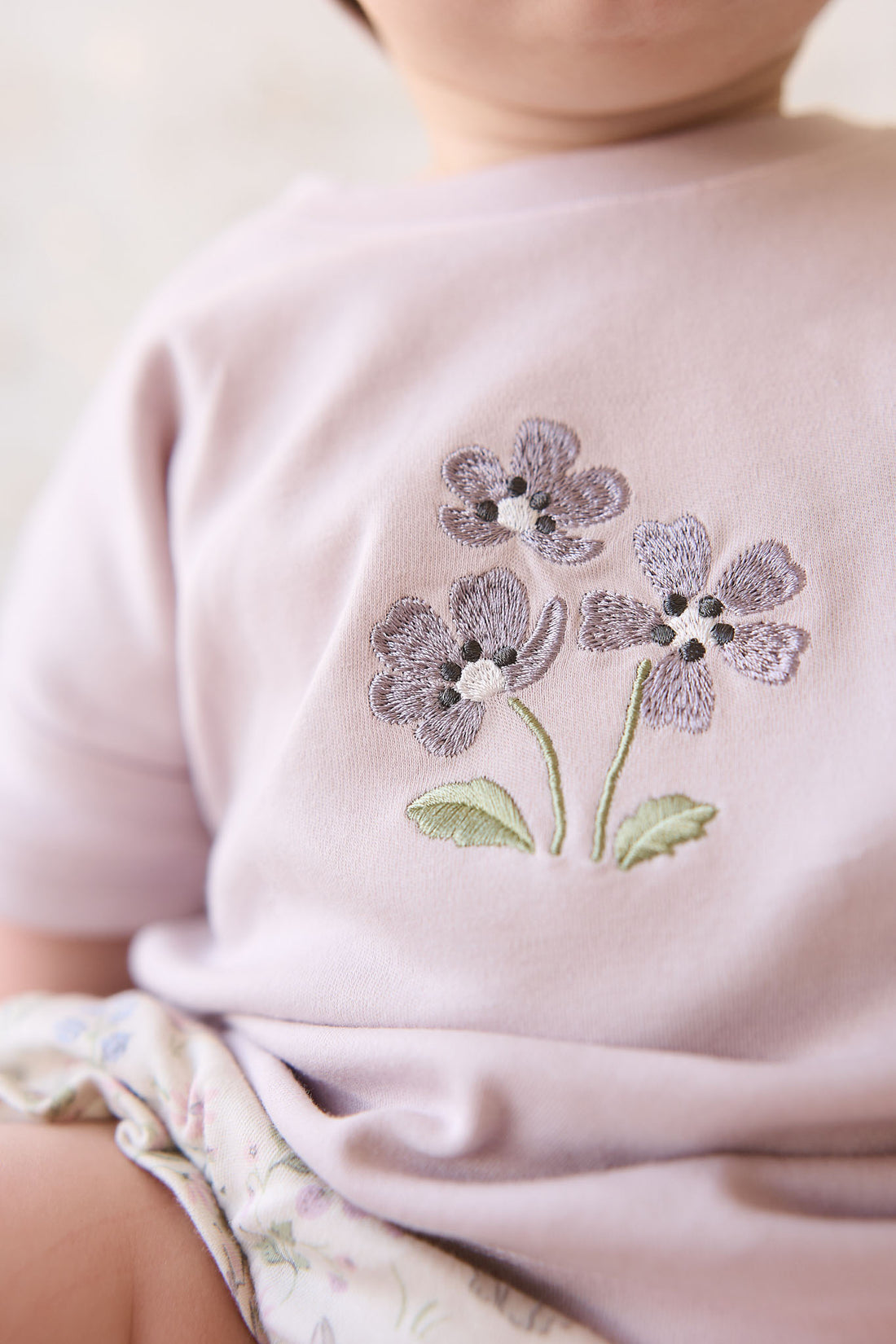 Pima Cotton Mimi Top - Luna Meadow Flowers Childrens Top from Jamie Kay NZ