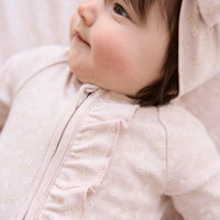 Organic Cotton Melanie Onepiece - Addie Lilac Childrens Onepiece from Jamie Kay NZ