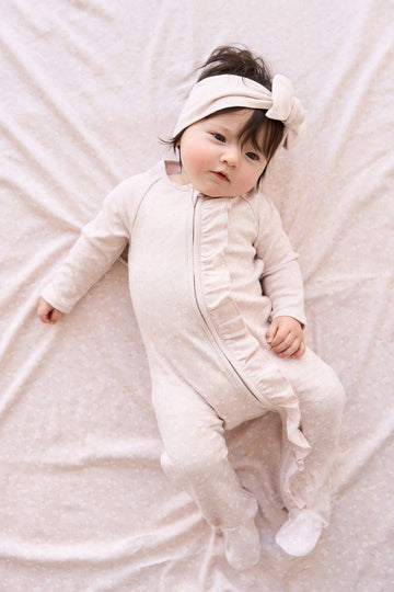 Organic Cotton Melanie Onepiece - Addie Lilac Childrens Onepiece from Jamie Kay NZ