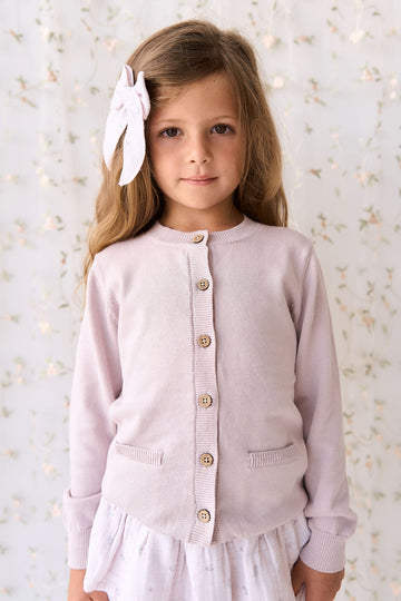 Gabrielle Cardigan - Violet Tint Childrens Cardigan from Jamie Kay NZ