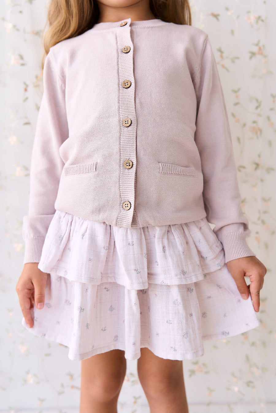 Organic Cotton Muslin Samantha Skirt - Meredith Violet Childrens Skirt from Jamie Kay NZ