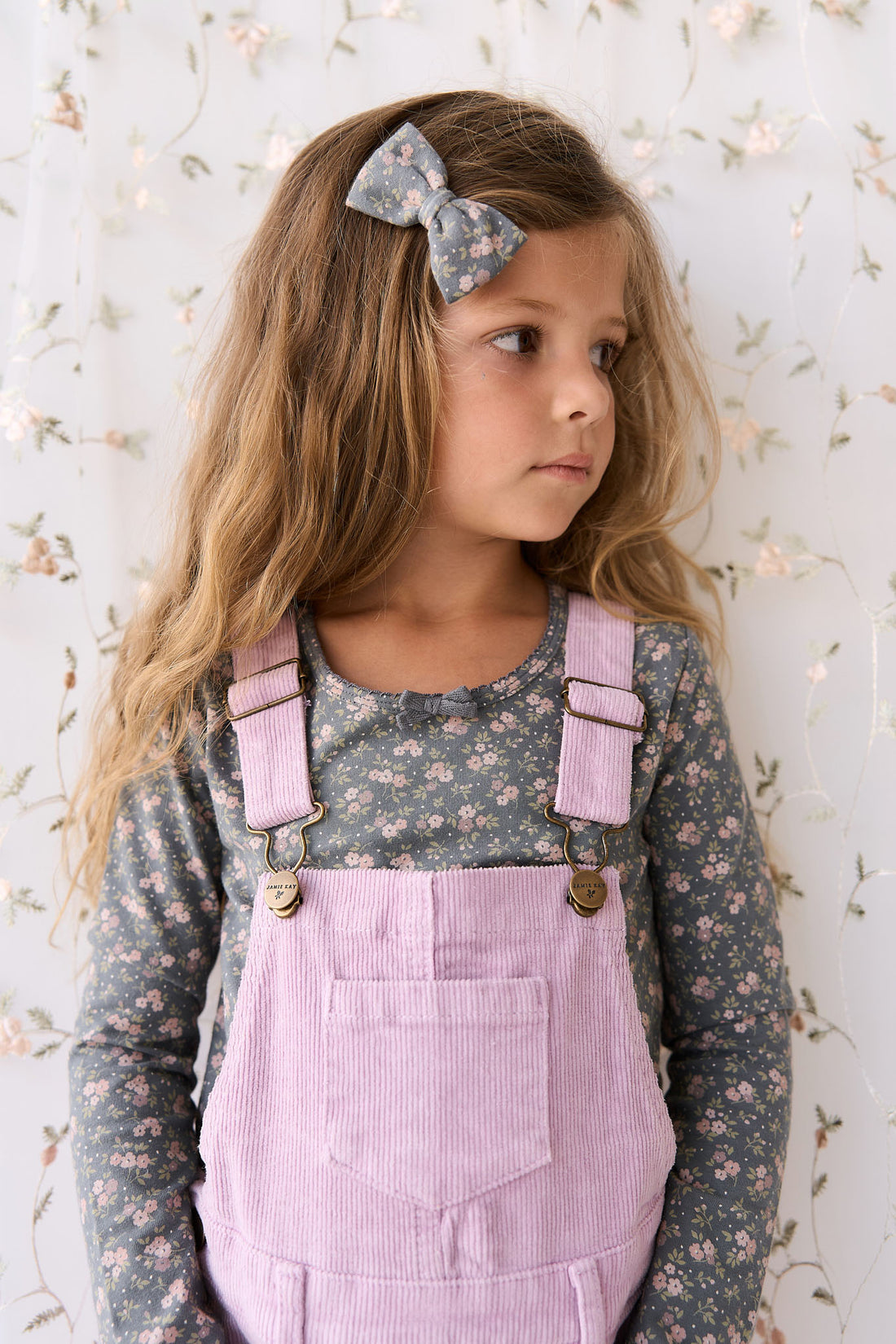 Jordie Cord Overall - Lilac Blush Childrens Overall from Jamie Kay NZ