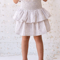 Organic Cotton Samantha Skirt - Chloe Lavender Childrens Skirt from Jamie Kay NZ