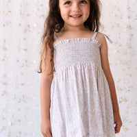 Organic Cotton Mira Top - Chloe Lavender Childrens Top from Jamie Kay NZ