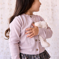 Gabrielle Cardigan - Violet Tint Childrens Cardigan from Jamie Kay NZ